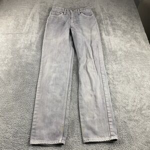 Levi's 545-5439 Straight Jeans Womens 27x31 Gray Mid Rise‎ Denim